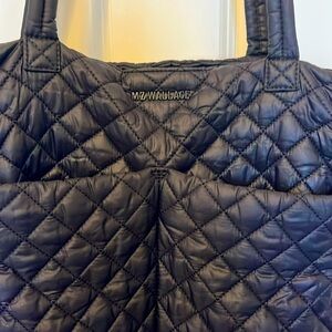 MZ Wallace large Metro quatro tote, black rec, excellent condition with dust bag